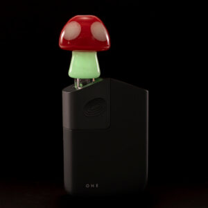 potv x empire glass red & white mushroom