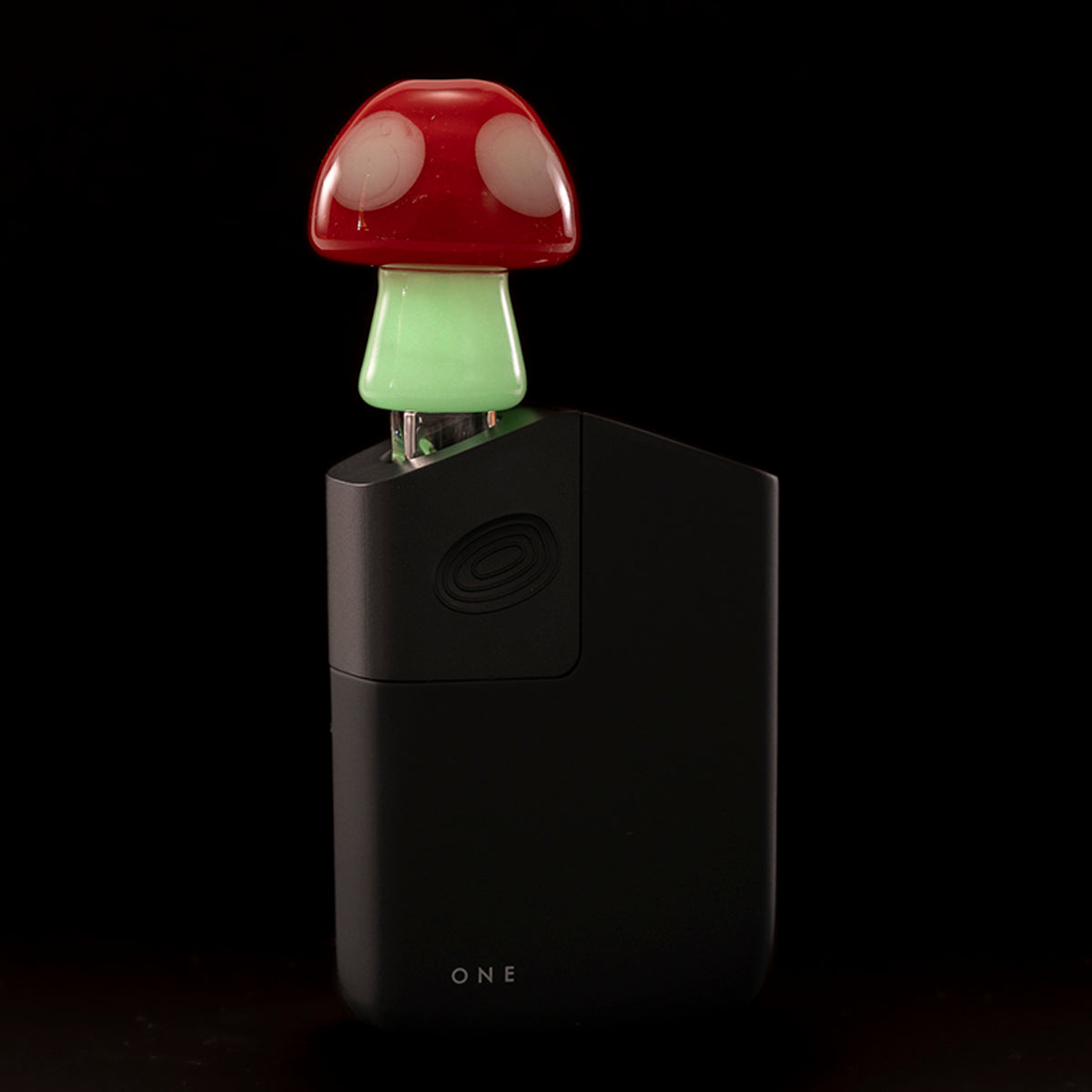 potv x empire glass red & white mushroom potv x empire glass red & white mushroom