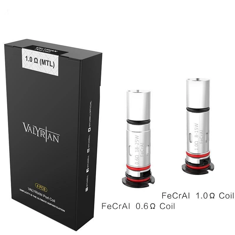 uwell valyrian pod replacement coils (4pcs/pack) uwell valyrian pod replacement coils (4pcs/pack)