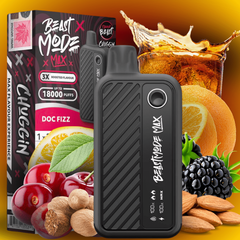 flavour beast beast mode max 18k disposable chuggin doc fizz flavour beast beast mode max 18k disposable chuggin doc fizz