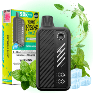 flavour beast beast mode max 2 50k disposable vape extreme mint