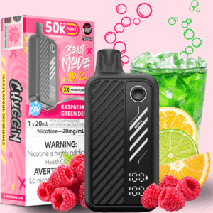 flavour beast beast mode max 2 50k disposable vape raspberry green dew