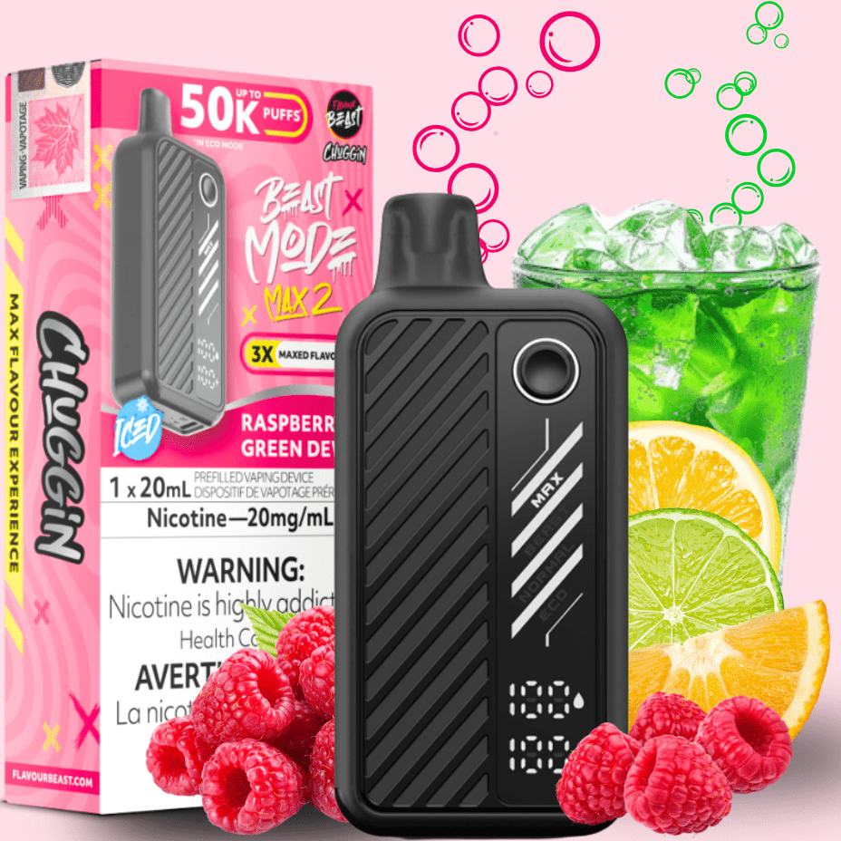 flavour beast beast mode max 2 50k disposable vape raspberry green dew flavour beast beast mode max 2 50k disposable vape raspberry green dew