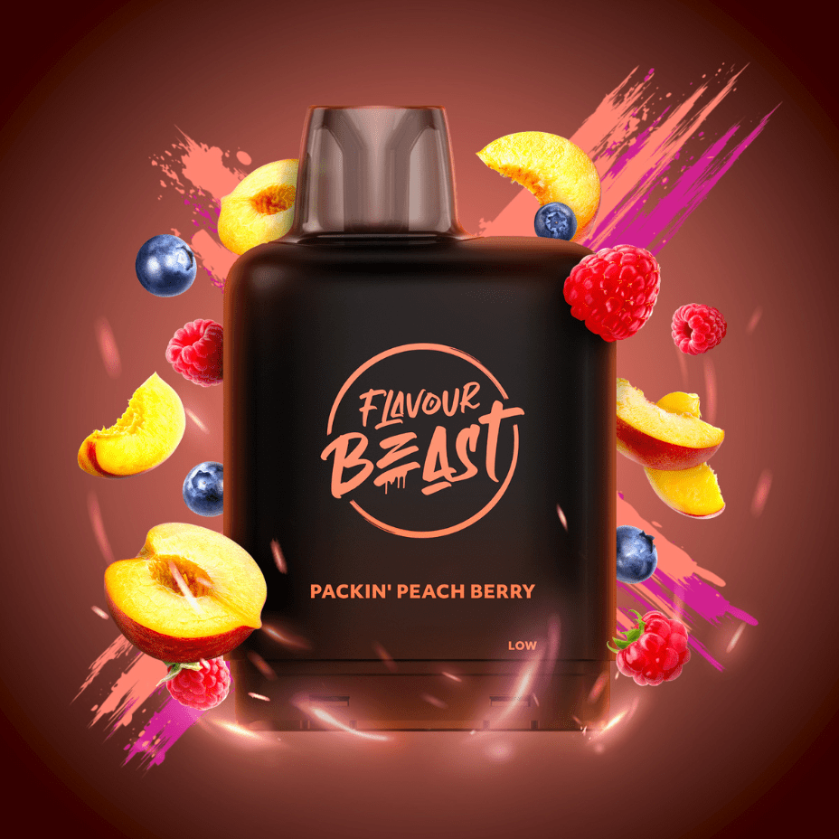 flavour beast level x boost g2 pod packin' peach berry flavour beast level x boost g2 pod packin' peach berry