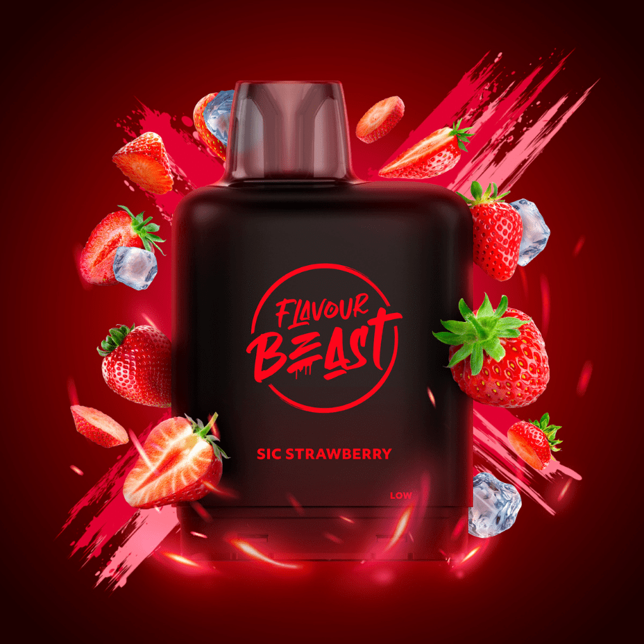flavour beast level x boost g2 pod sic strawberry iced flavour beast level x boost g2 pod sic strawberry iced