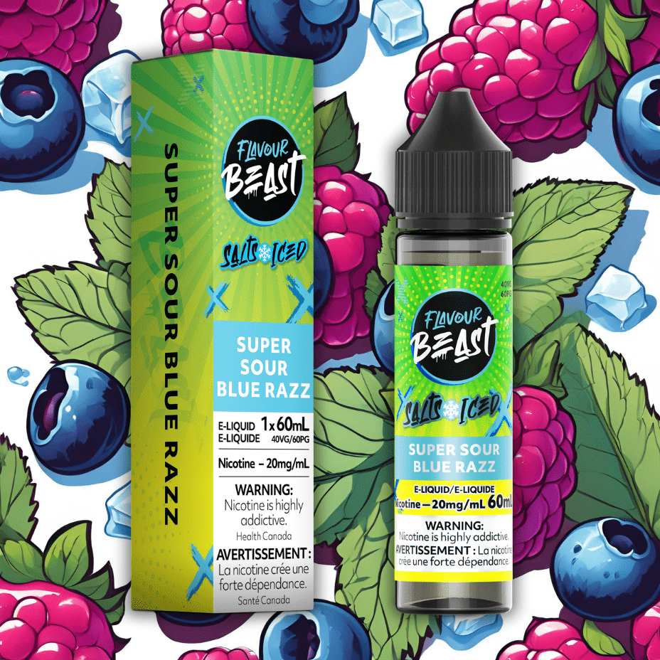 flavour beast salt 60ml super sour blue razz flavour beast salt 60ml super sour blue razz
