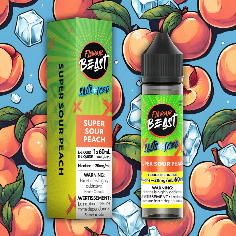 flavour beast salt 60ml super sour peach flavour beast salt 60ml super sour peach