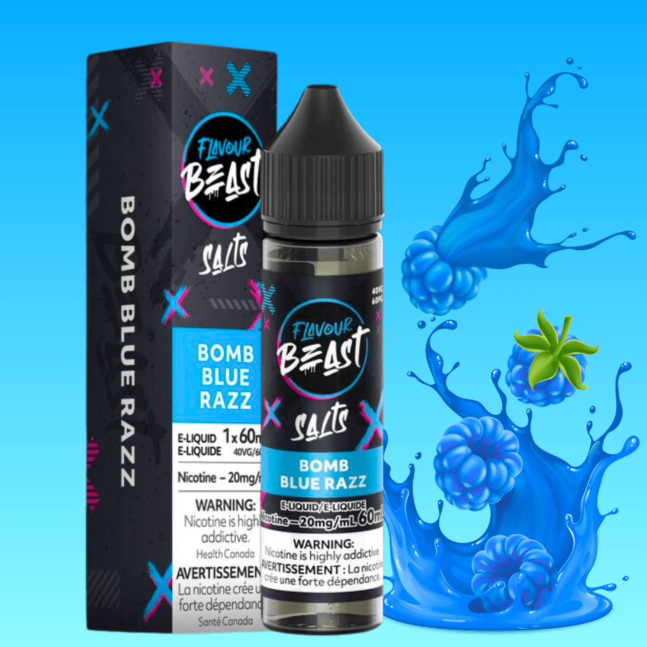 flavour beast salt 60ml bomb blue razz flavour beast salt 60ml bomb blue razz