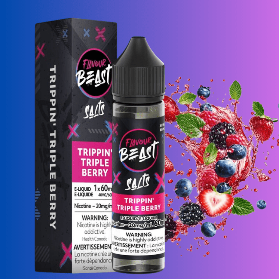 flavour beast salt 60ml trippin' triple berry flavour beast salt 60ml trippin' triple berry
