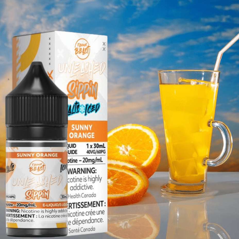 flavour beast unleashed sippin salts sunny orange flavour beast unleashed sippin salts sunny orange