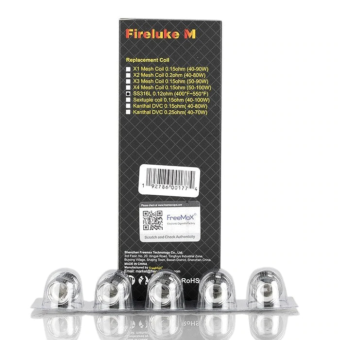 freemax fireluke m replacement coils (5pcs/pack) freemax fireluke m replacement coils (5pcs/pack)