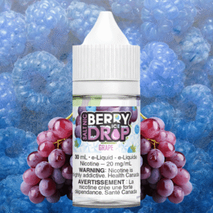 grape ice salt by berry drop e liquid