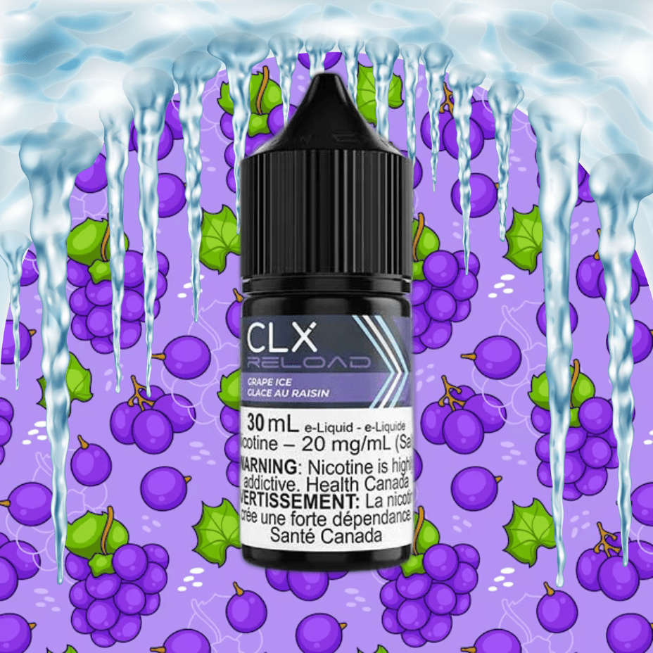 grape ice salt by clx reload e liquid grape ice salt by clx reload e liquid