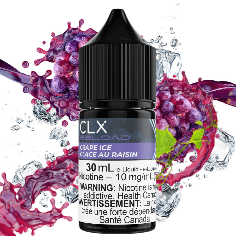 grape ice salt by clx reload e liquid grape ice salt by clx reload e liquid