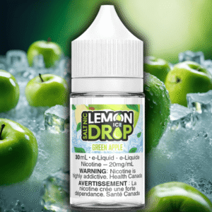 green apple ice salt by lemon drop e liquid