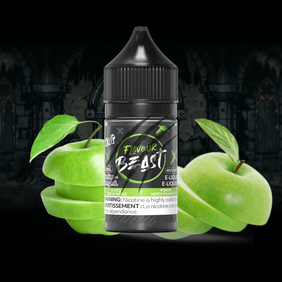 gusto green apple salts by flavour beast e liquid gusto green apple salts by flavour beast e liquid