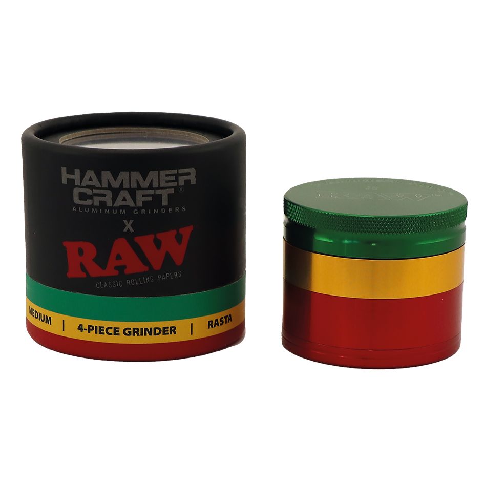 raw hammer craft medium aluminium grinder 4 parts 55mm raw hammer craft medium aluminium grinder 4 parts 55mm