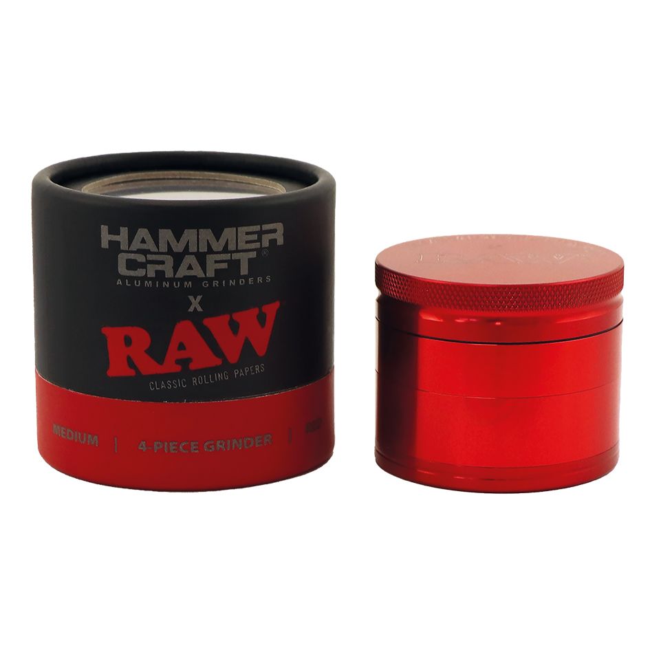 raw hammer craft medium aluminium grinder 4 parts 55mm raw hammer craft medium aluminium grinder 4 parts 55mm