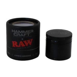 raw hammer craft small aluminium grinder 4 parts 50mm