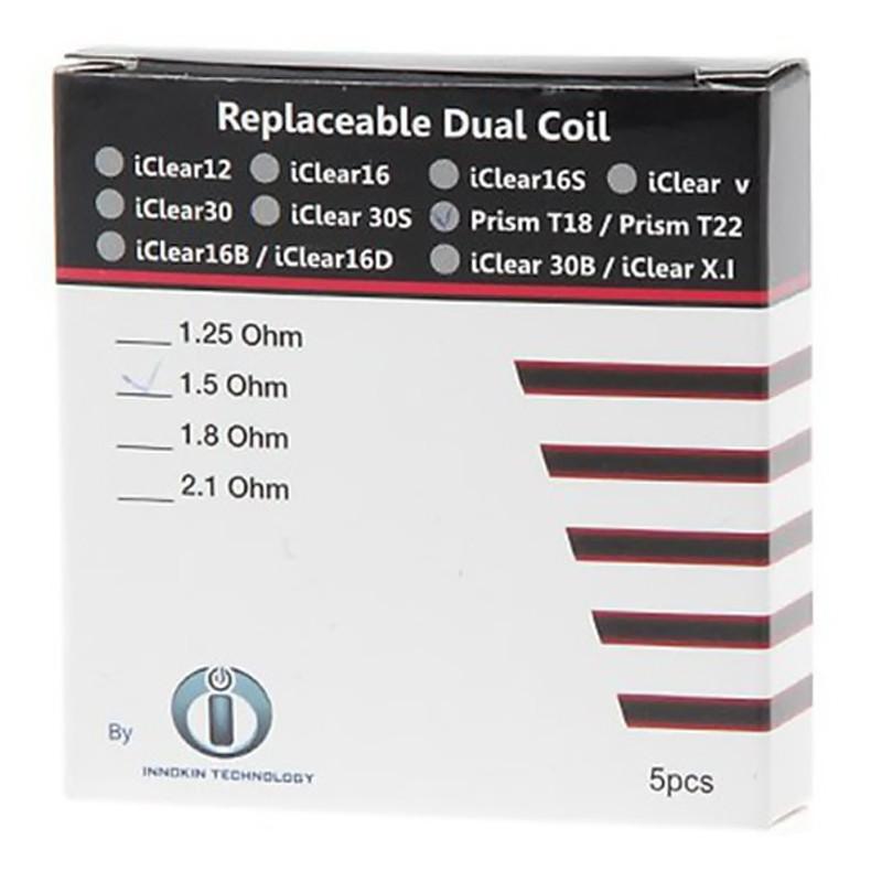 innokin t18/t22 replacement coils (5 pack) innokin t18/t22 replacement coils (5 pack)
