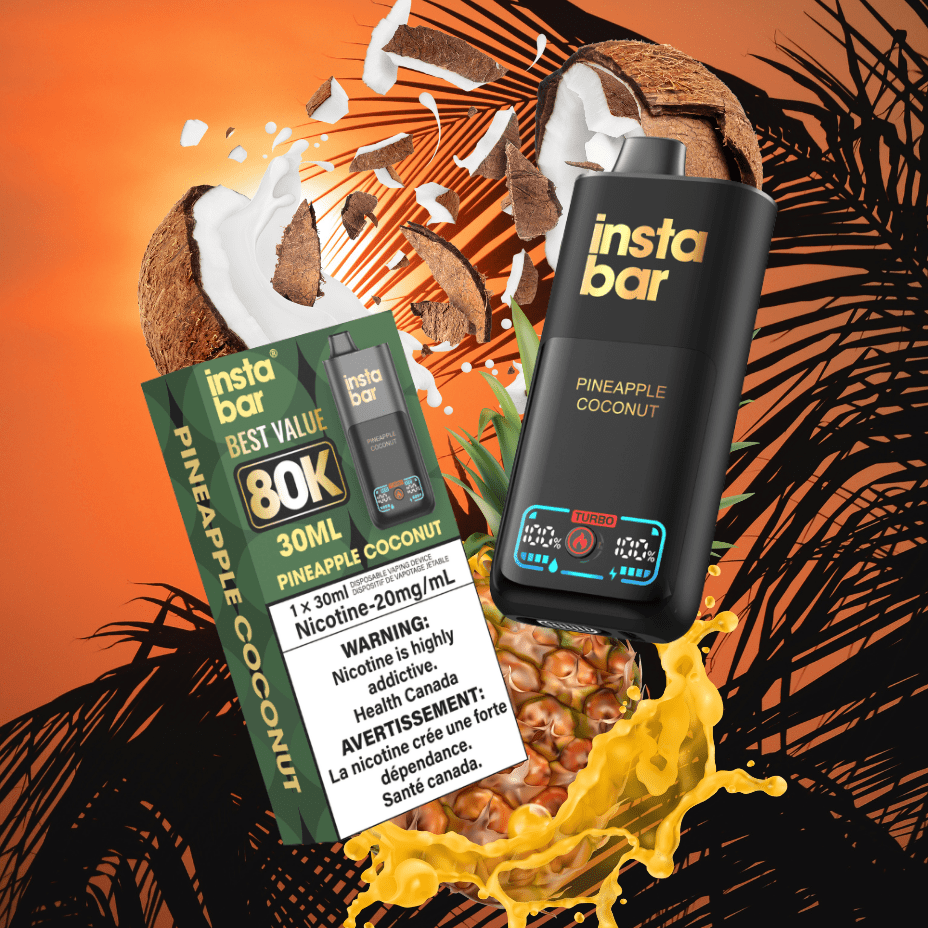 insta bar 80k disposable vape pineapple coconut insta bar 80k disposable vape pineapple coconut