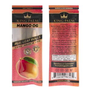 king palm mini pre rolls mango og