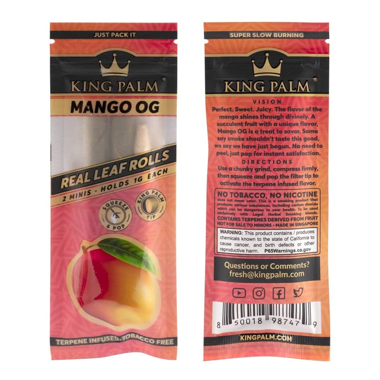 king palm mini pre rolls mango og king palm mini pre rolls mango og