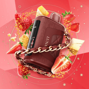 kraze luna 42k disposable vape strawberry cheese delight