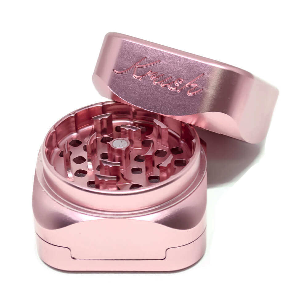 krush kube 3.0 aluminium grinder 3 parts 55mm krush kube 3.0 aluminium grinder 3 parts 55mm
