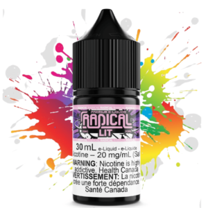 lit salt nic by radical e liquid