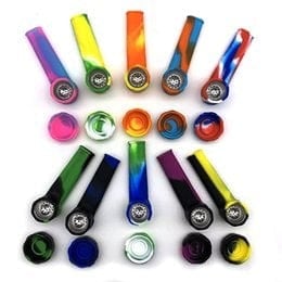 lit silicone hand pipe 3.5" lit silicone hand pipe 3.5"