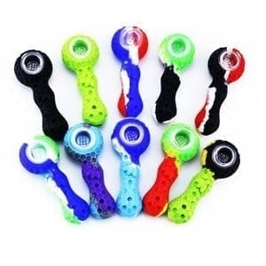 lit silicone hand pipe 3.5" lit silicone hand pipe 3.5"