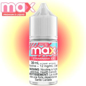 max e liquid strawnana ice salt