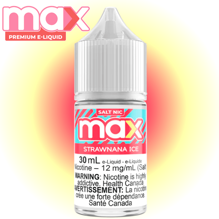 max e liquid strawnana ice salt max e liquid strawnana ice salt