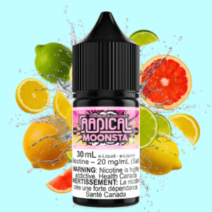 moonsta salt nic by radical e liquid