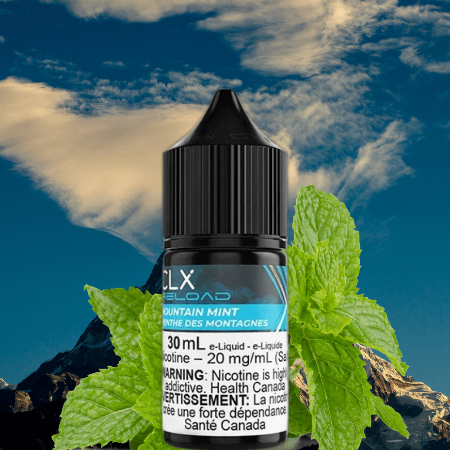mountain mint salt by clx reload e liquid mountain mint salt by clx reload e liquid