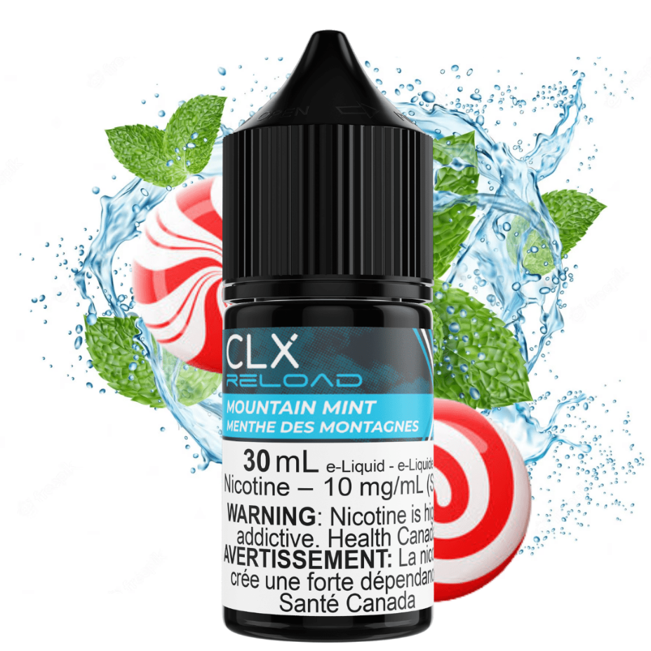 mountain mint salt by clx reload e liquid mountain mint salt by clx reload e liquid