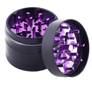 mr. kief lightning bolt 4 piece herb grinder 63mm
