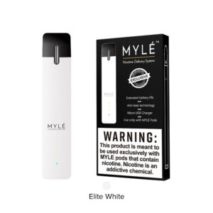 myle all in one pod starter kit 240mah + bonus 4 pack empty refillable cartdridges