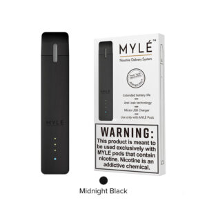 myle all in one pod starter kit 240mah + bonus 4 pack empty refillable cartdridges