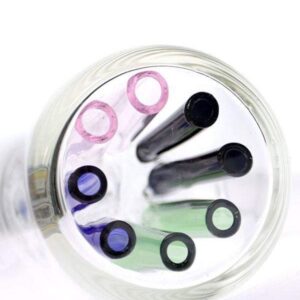 nice glass multi color 8 arm ash catcher