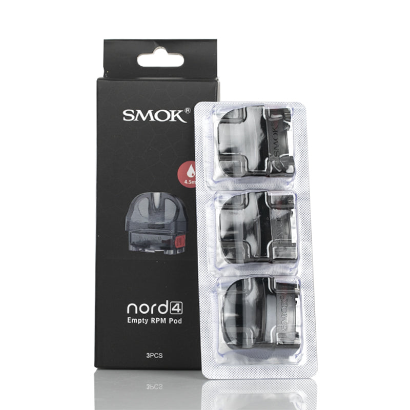 smok nord 4 empty pod cartridge 4.5ml (3pcs/pack) smok nord 4 empty pod cartridge 4.5ml (3pcs/pack)