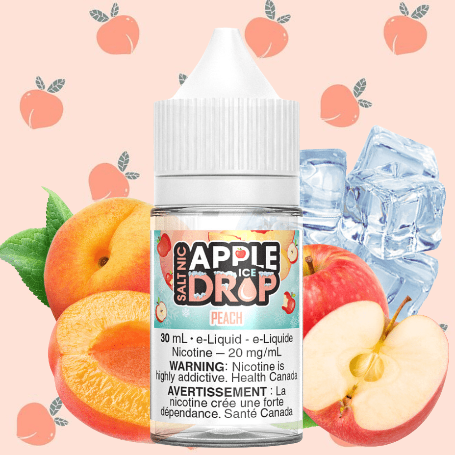 peach ice salt by apple drop e liquid peach ice salt by apple drop e liquid