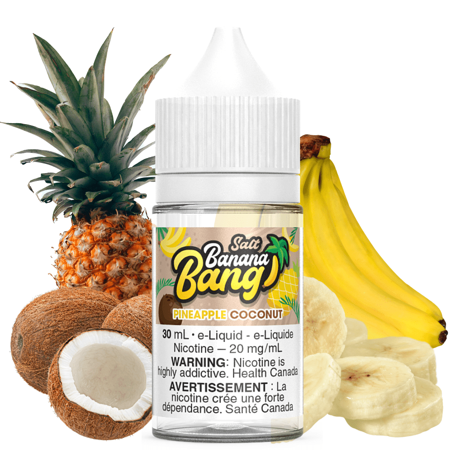 pineapple coconut salt by banana bang e liquid pineapple coconut salt by banana bang e liquid