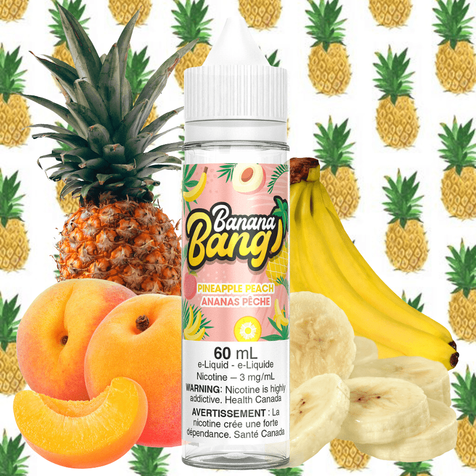 pineapple peach by banana bang e liquid pineapple peach by banana bang e liquid