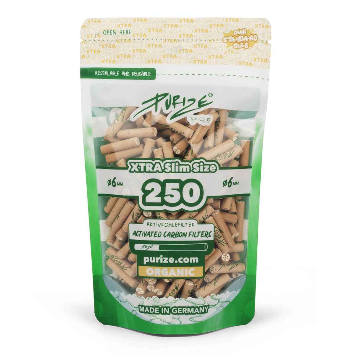 active carbon filters xtra slim size 5.3 mm 250x active carbon filters xtra slim size 5.3 mm 250x