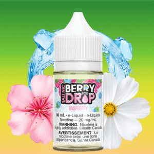 raspberry ice salt by berry drop e liquid