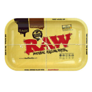 raw classic dab tray with silicone cover medium
