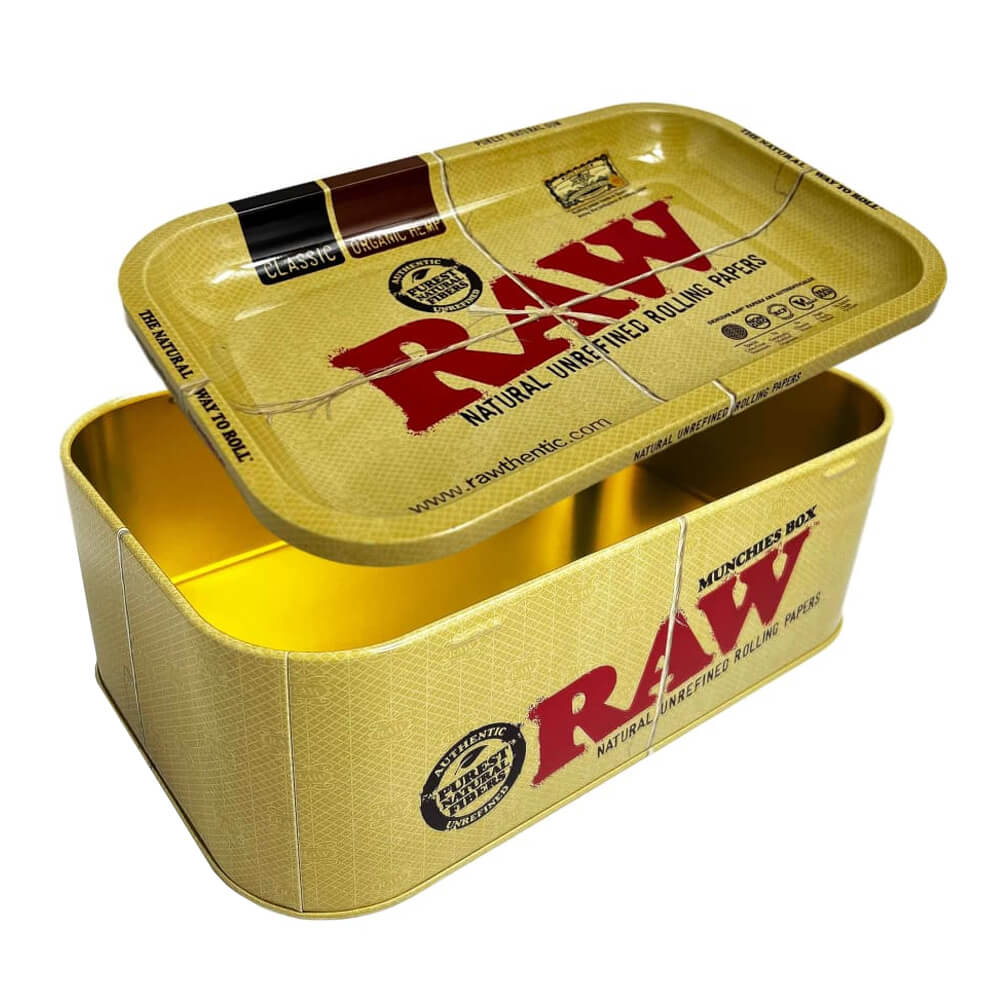 raw munchies box metal tray with storage box raw munchies box metal tray with storage box