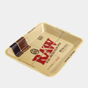 raw original metal rolling tray